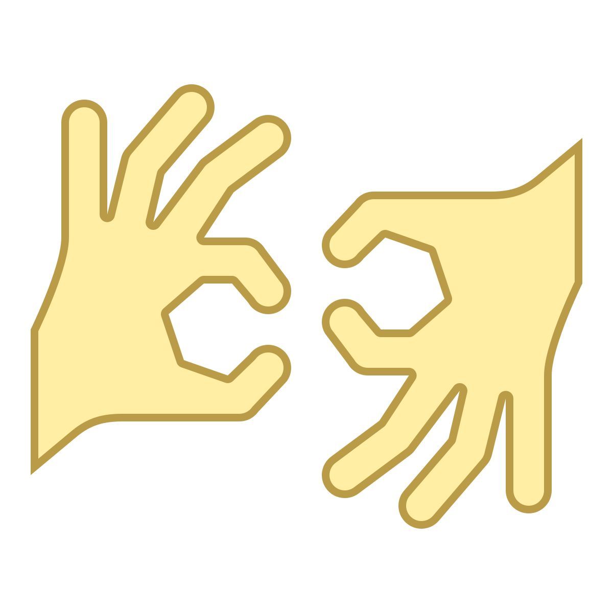 office l style gebärdensprache icon