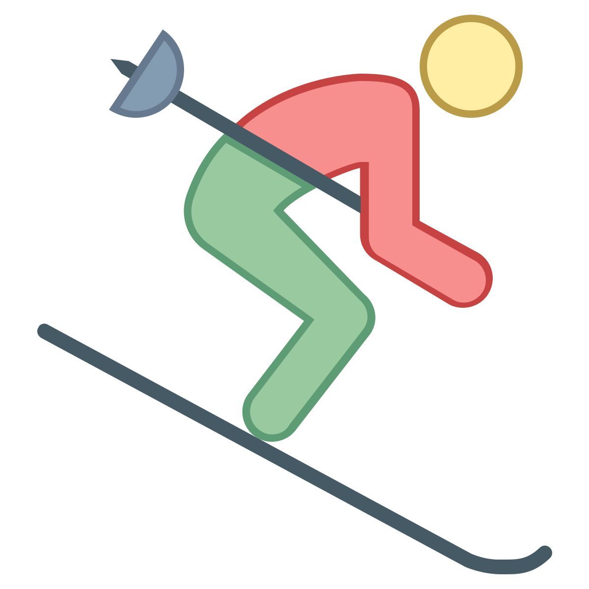 office l style 스키 타기 icon