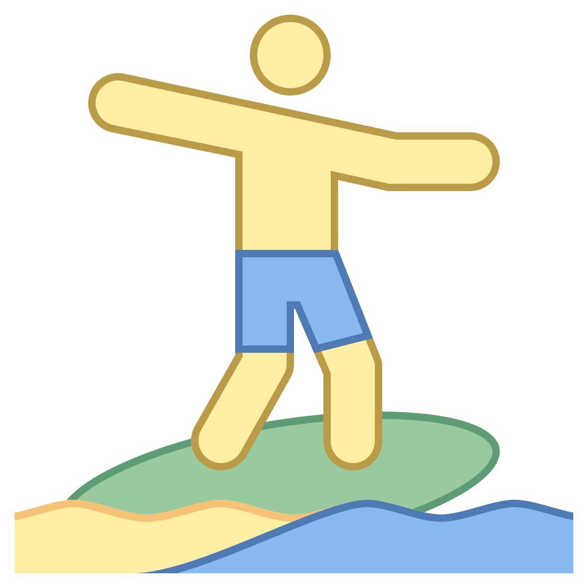 office l style skimboarden icon