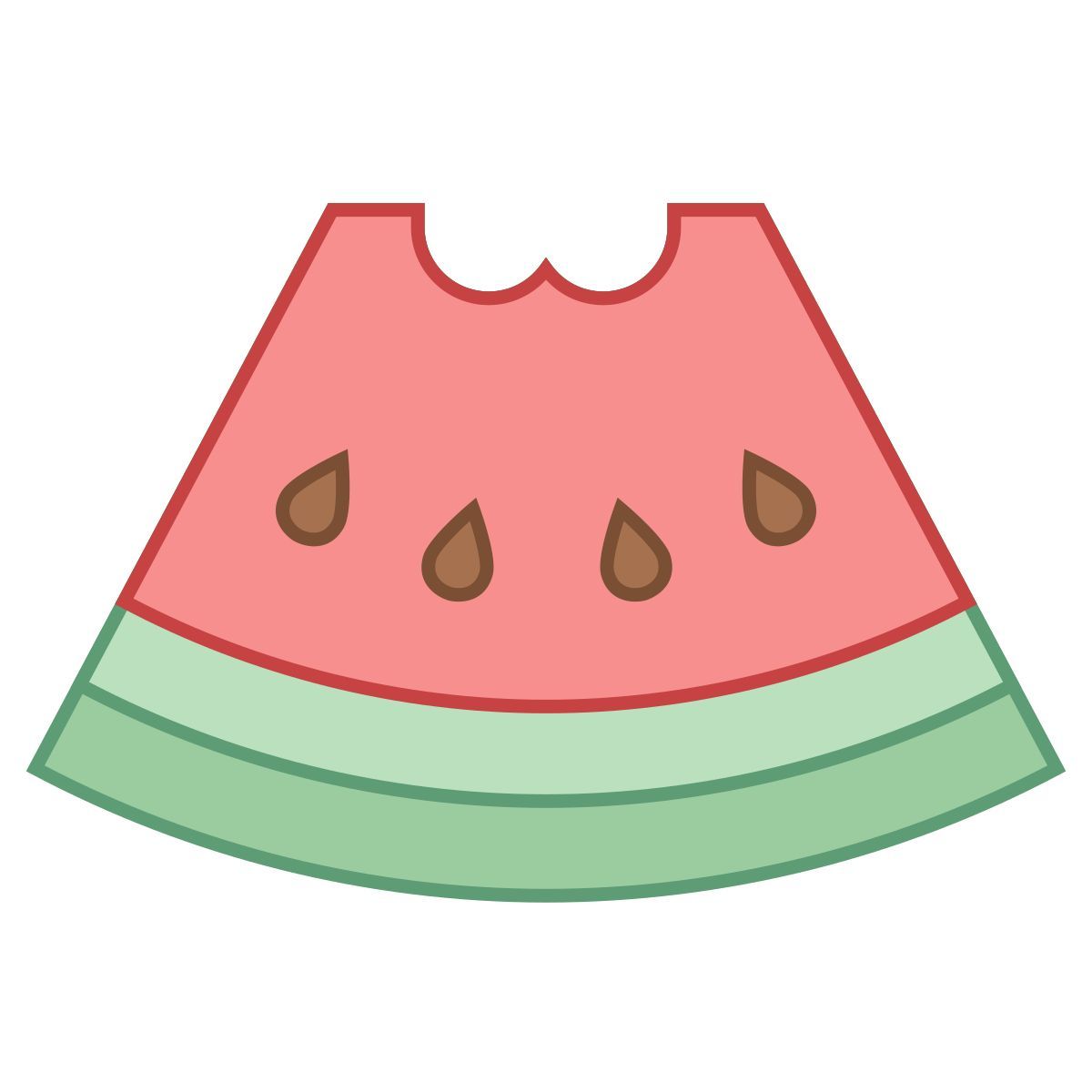 office l style 수박 한 조각 icon