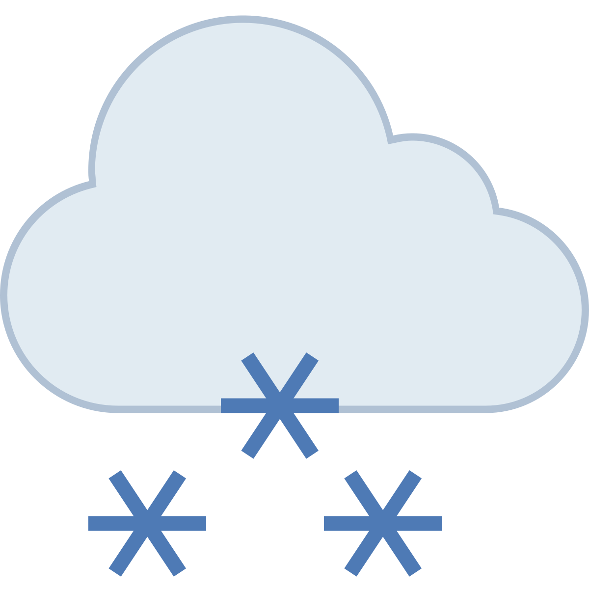 office l style snow icon