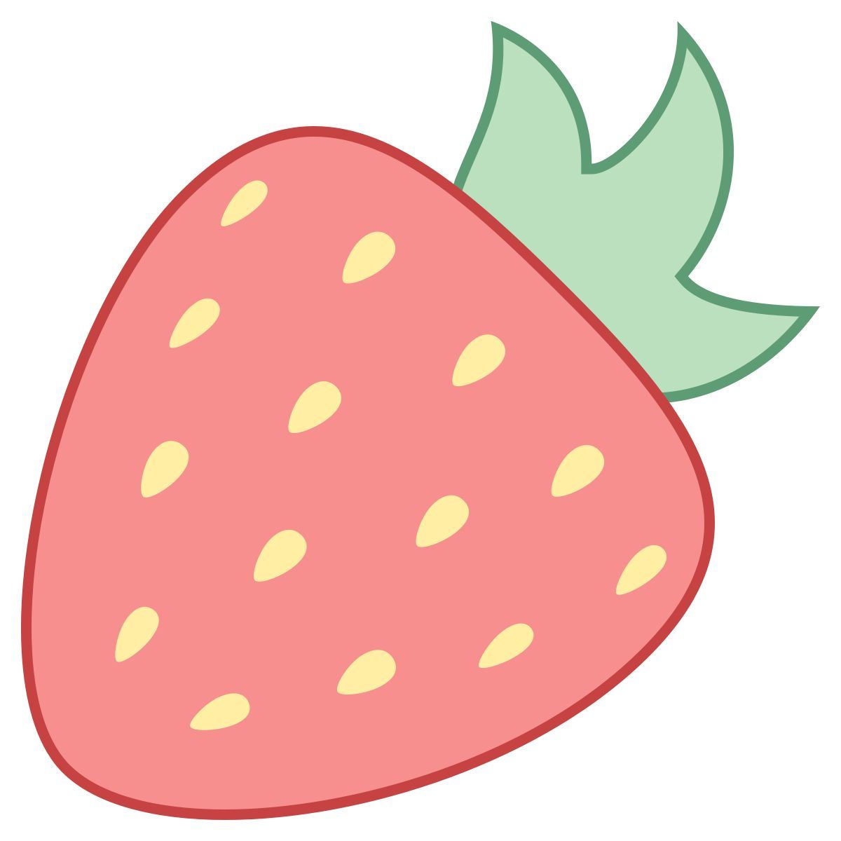 office l style strawberry icon