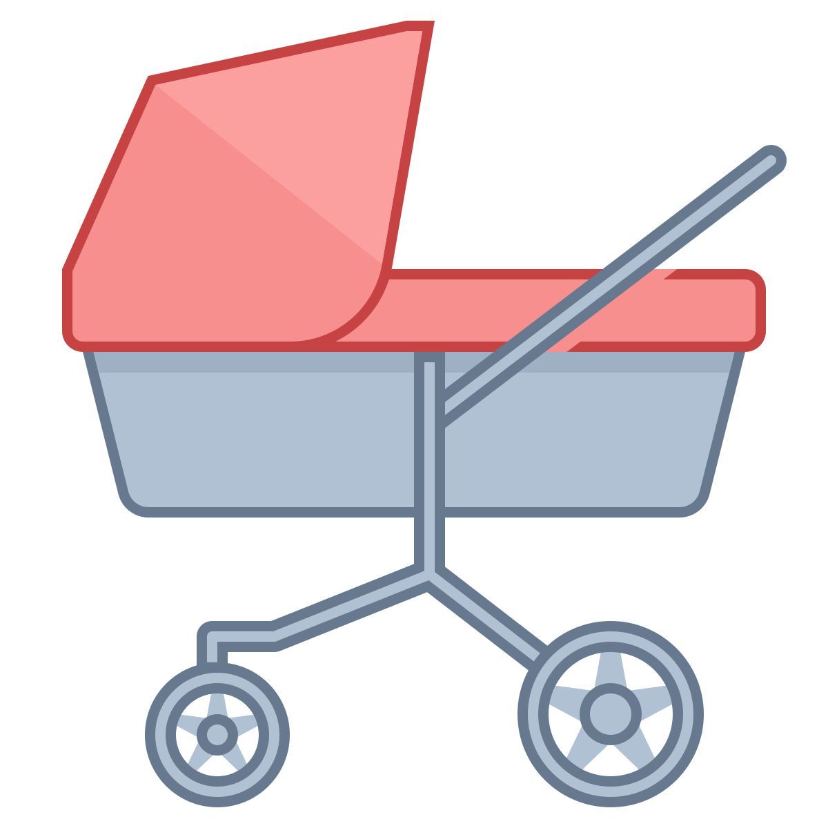 office l style coche de niño icon