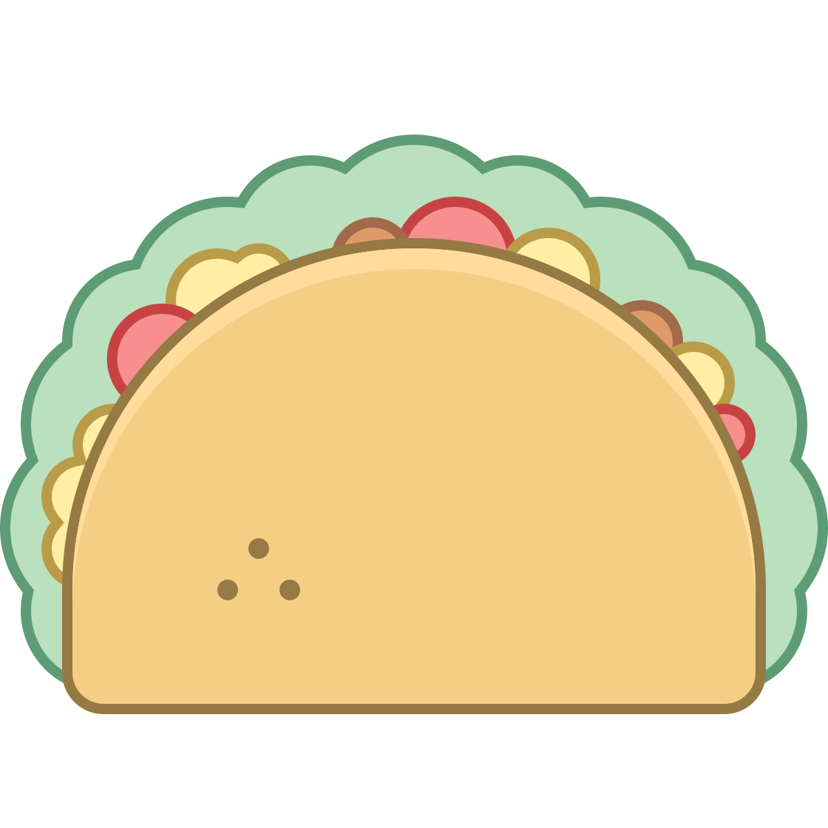 office l style taco icon