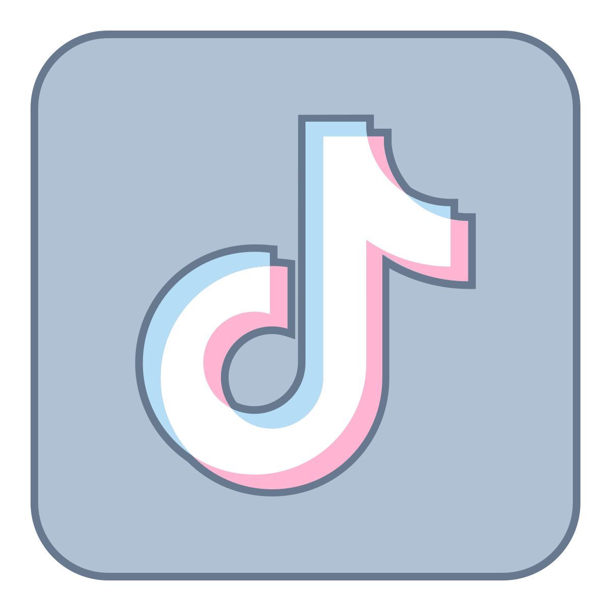 office l style tiktok icon