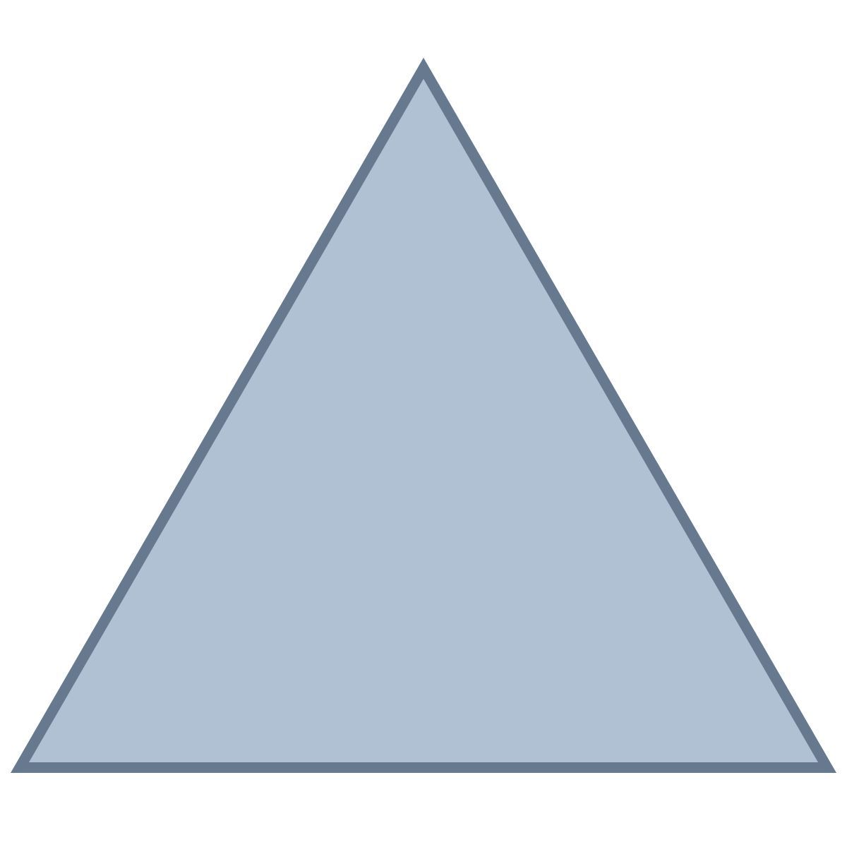office l style triangle icon