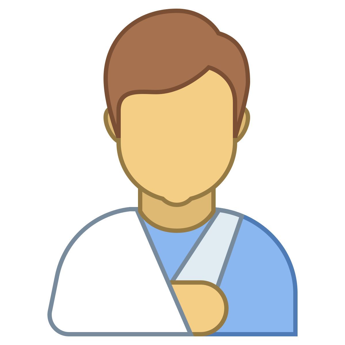 office l style bandage triangulaire icon