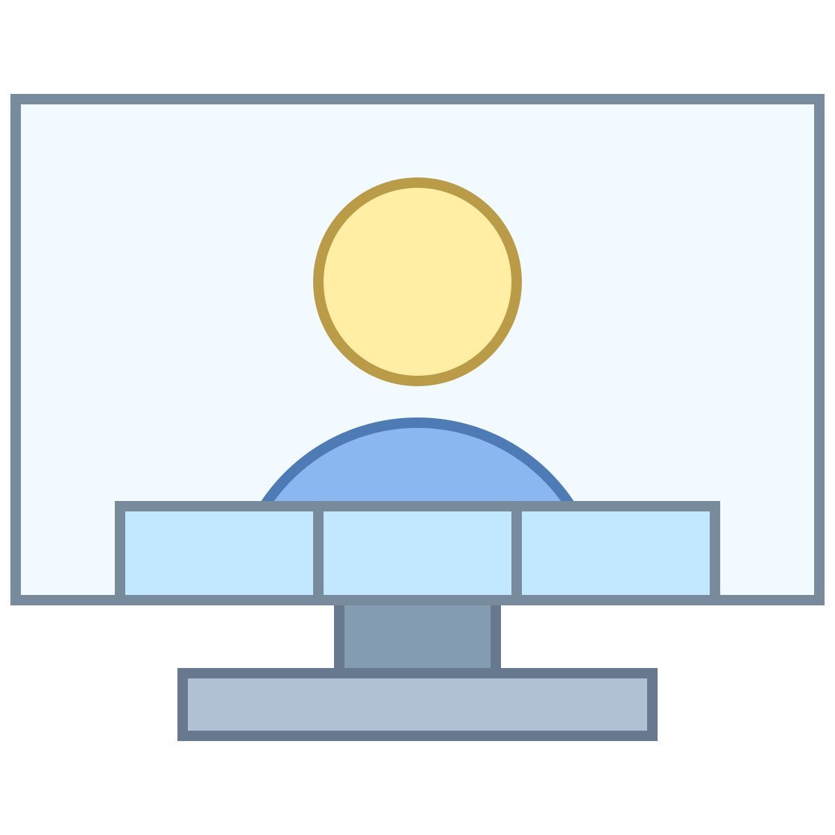 office l style 视频会议 icon