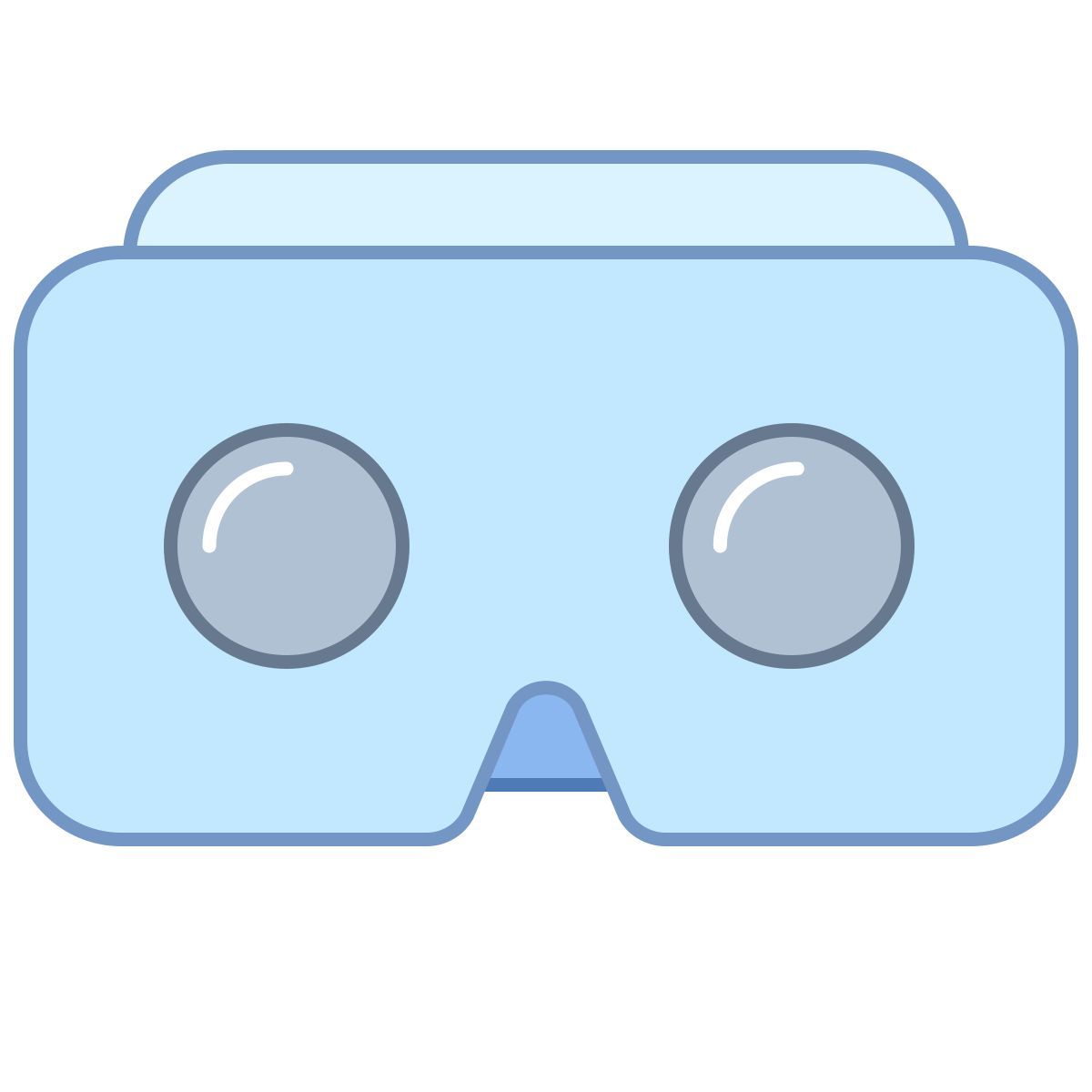 office l style realidad virtual icon