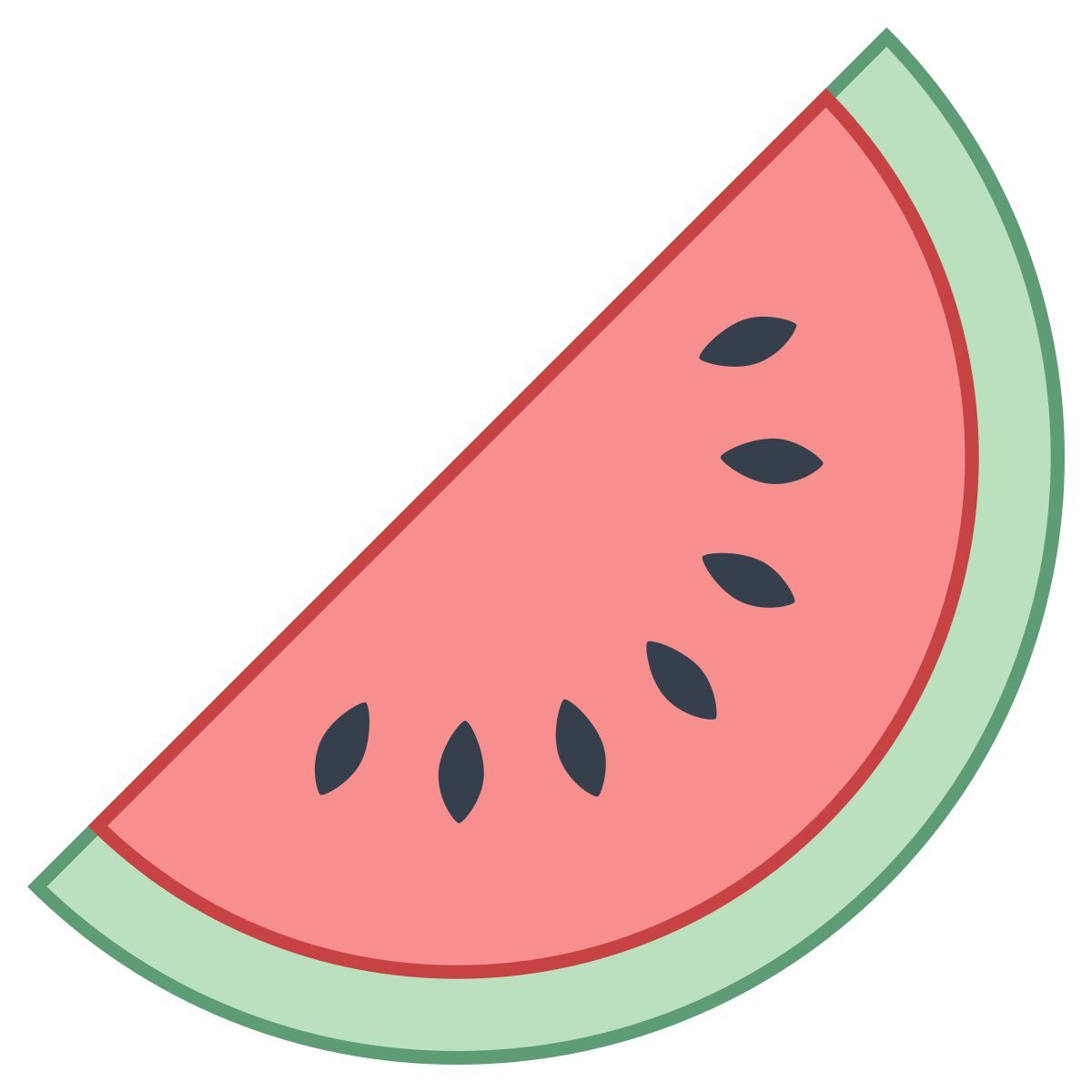office l style watermelon icon