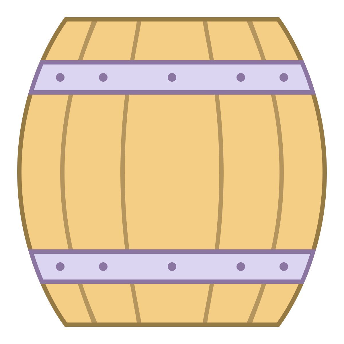 office l style barile di birra in legno icon