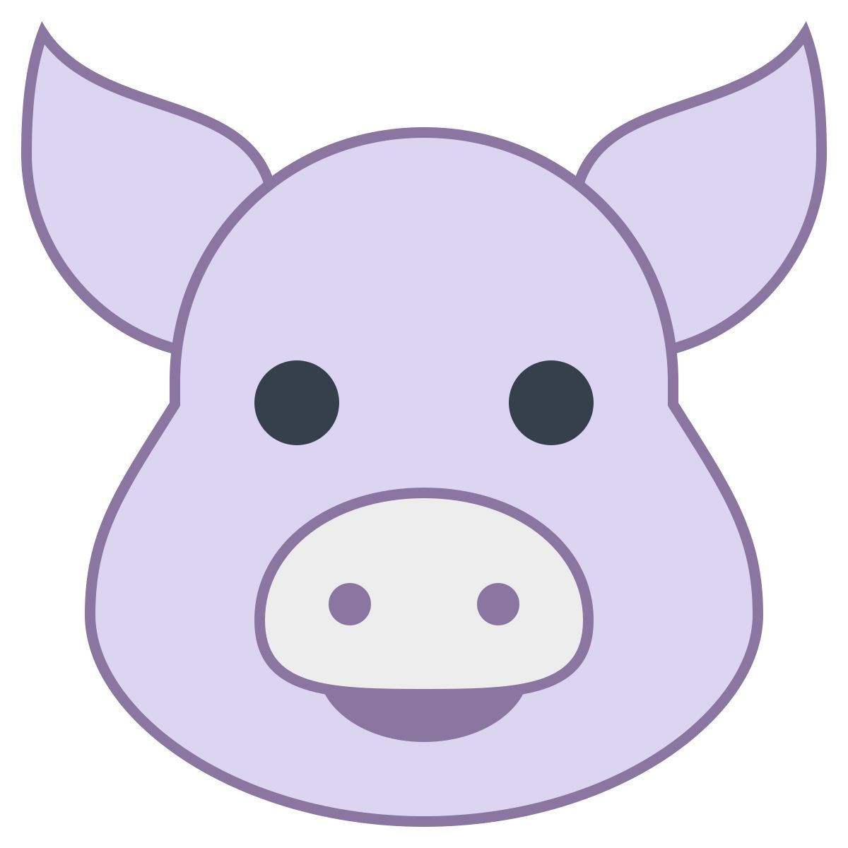 office l style year of pig icon