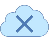 cloud cross icon