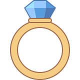 diamond ring icon