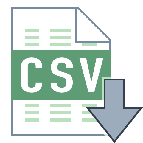Icono De Exportacion Csv Estilo Office L