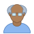 Person Old Male Skin Type 6 icon