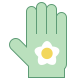 garden gloves icon