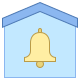 secured by-alarm-system icon