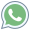WhatsApp icon. This is the logo for WhatsApp. The logo is an old school telephone with the earpiece at the top with a handle in the middle and the microphone in the bottom. The phone is place inside of an air bubble that resembles a thought bubble.