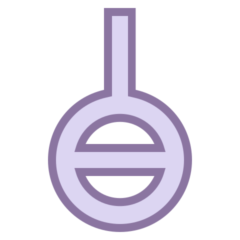 Agender Symbol Icon In Office S Style