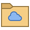 cloud folder icon