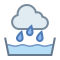 rainwater catchment icon