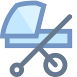 Boy Stroller icon