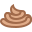 Poo icon in Ice Cream Style