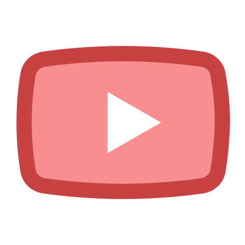 Youtube Icon In Office Xs Style