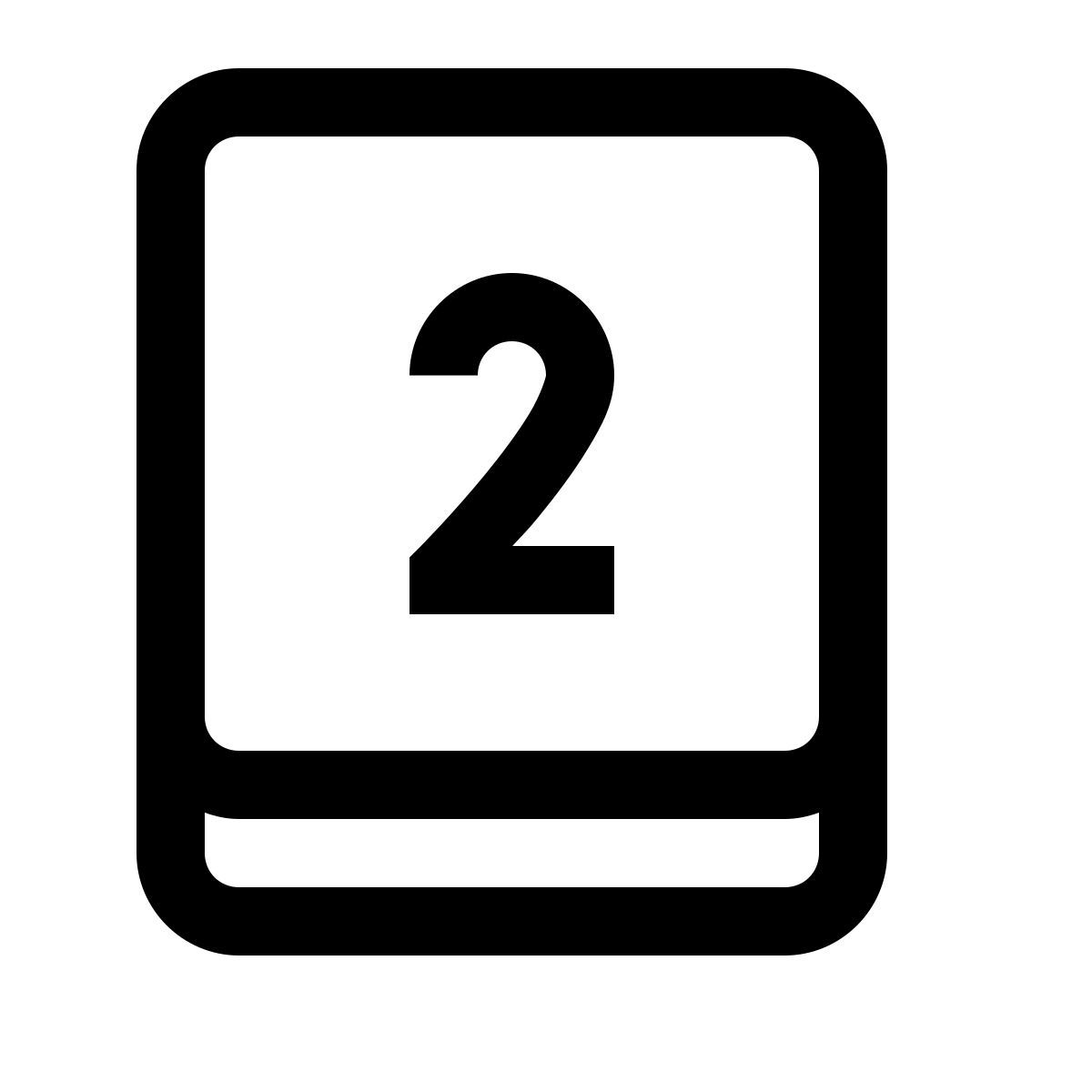 simple small style 2 key icon