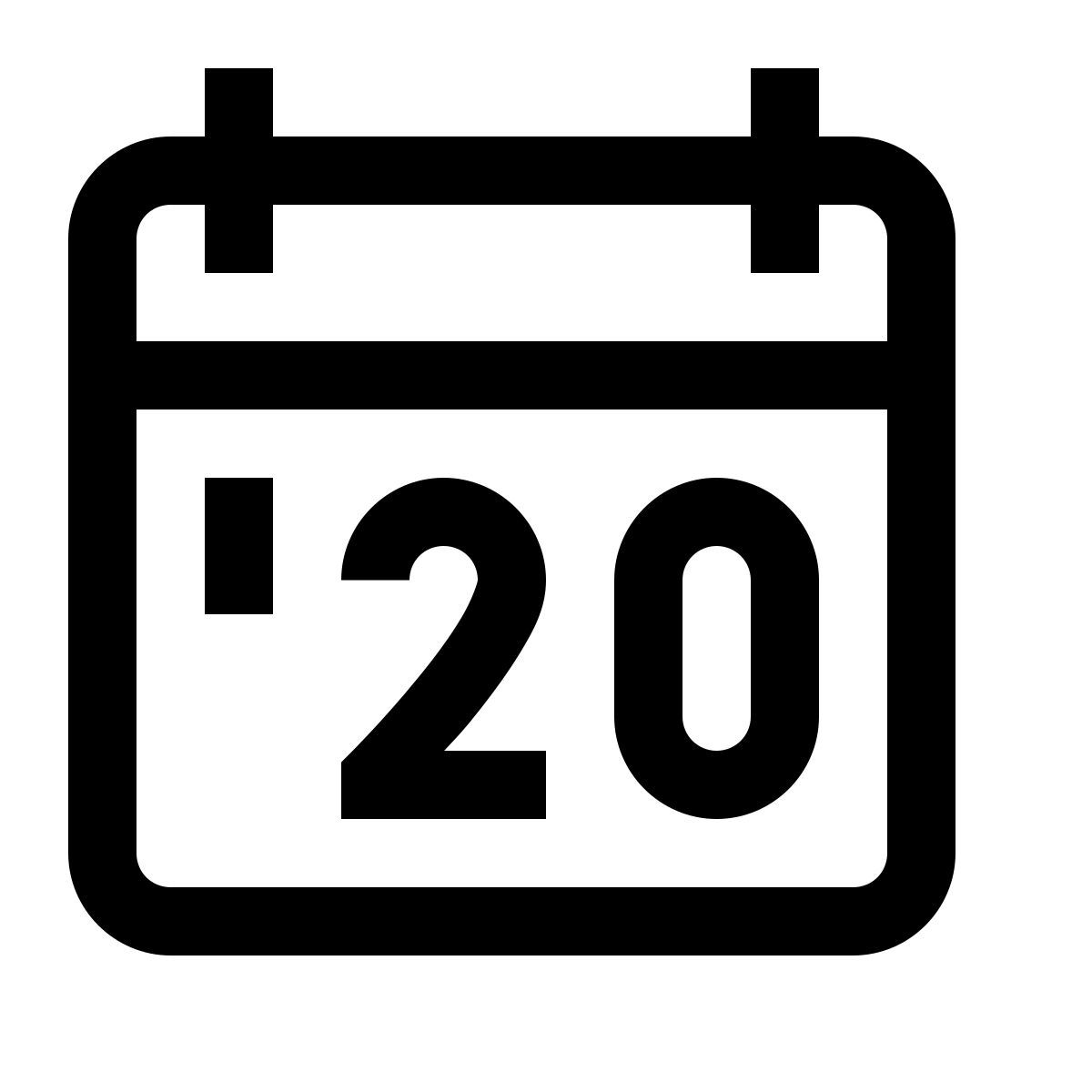 simple small style 2020 icon