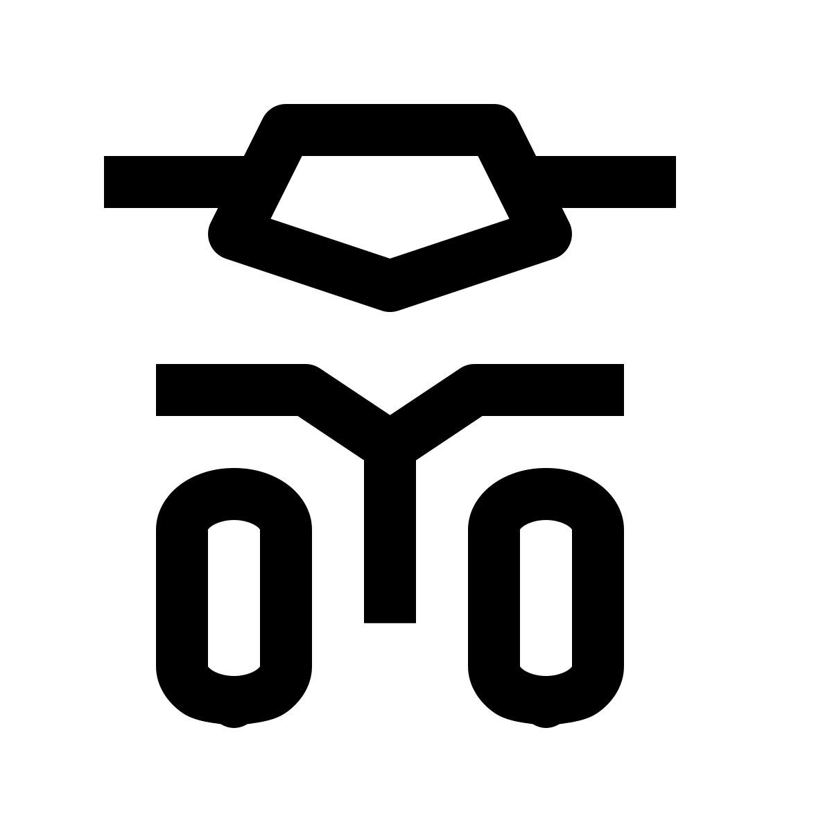simple small style 3 바퀴 스쿠터 icon