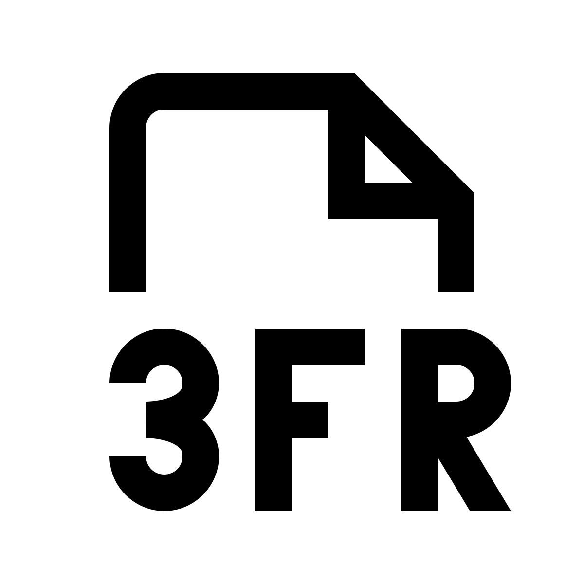 simple small style 3fr icon