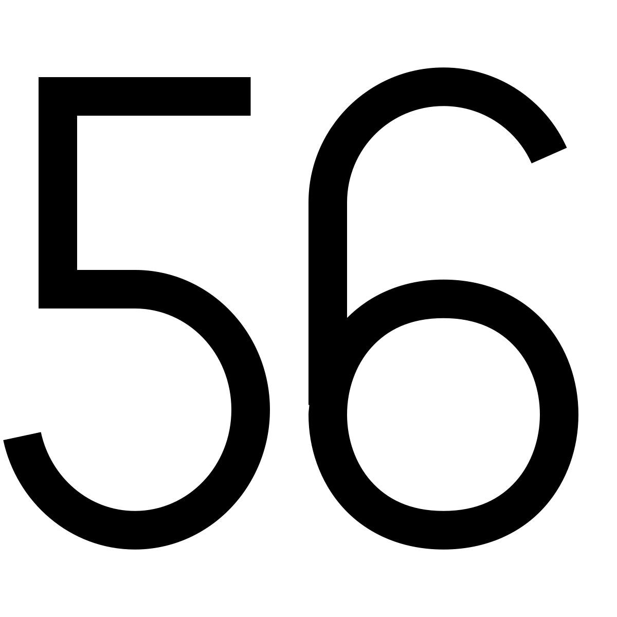 simple small style 56 icon