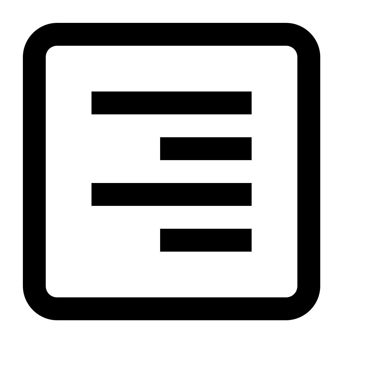 simple small style 文本右对齐 icon