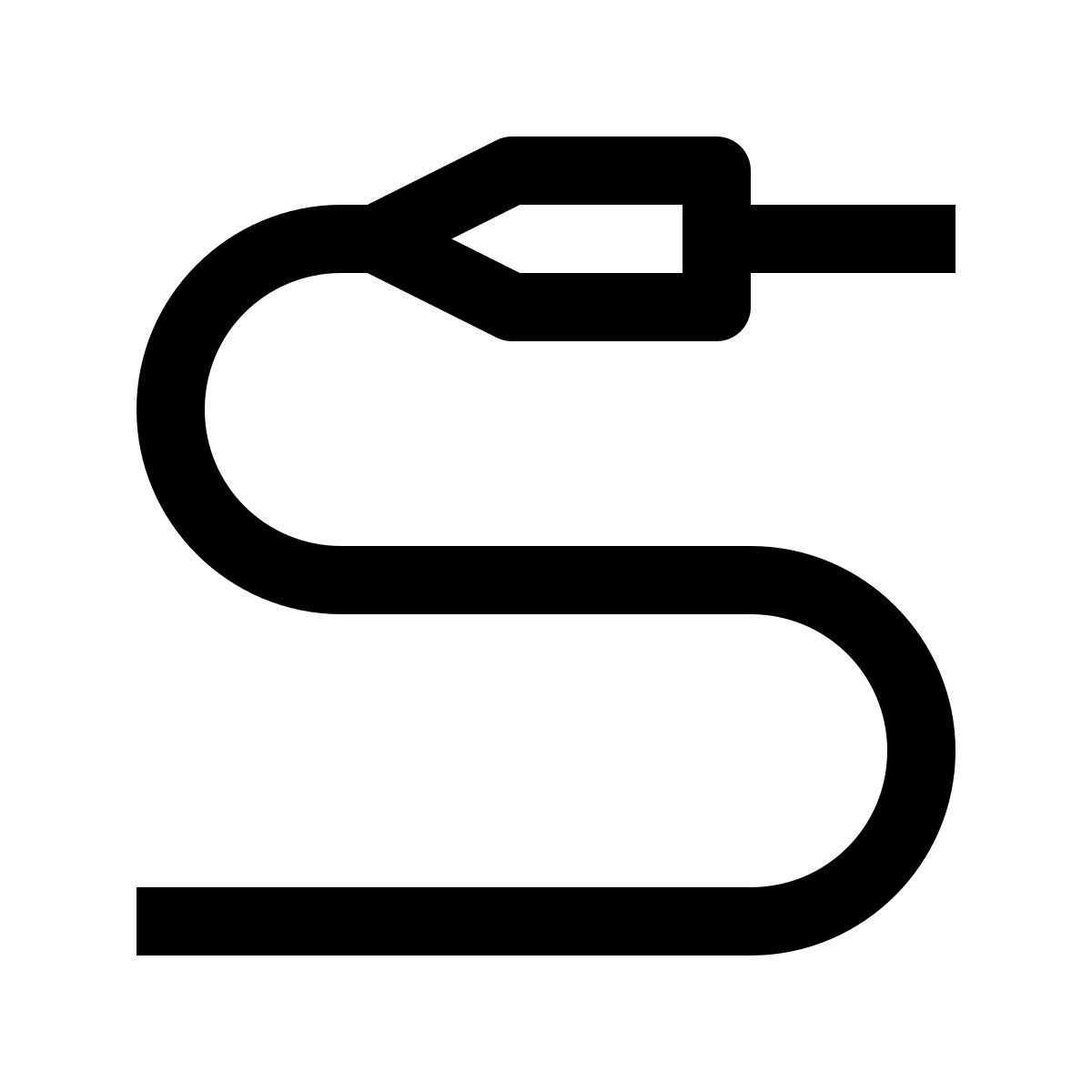 simple small style 音频电缆 icon