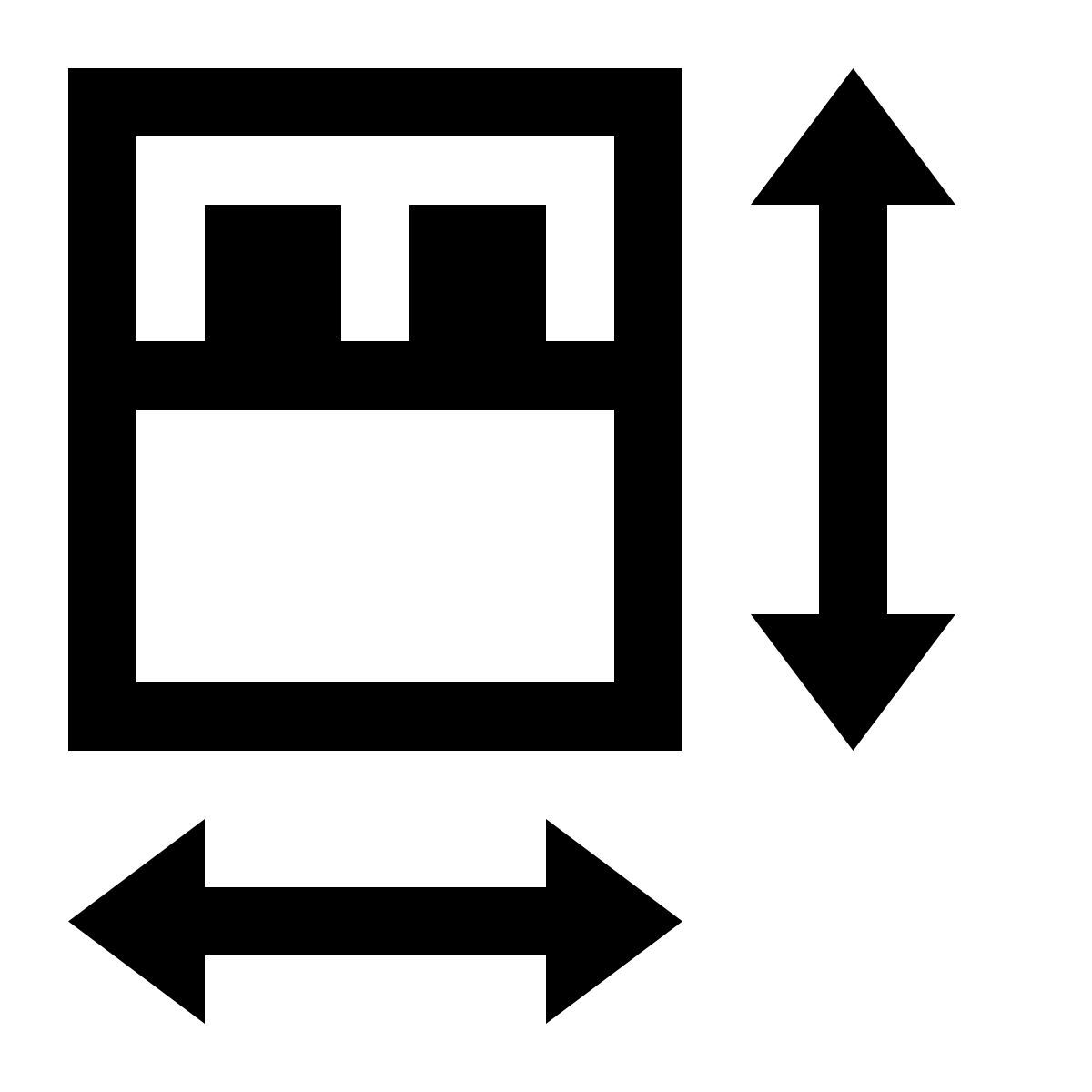 simple small style single bed icon