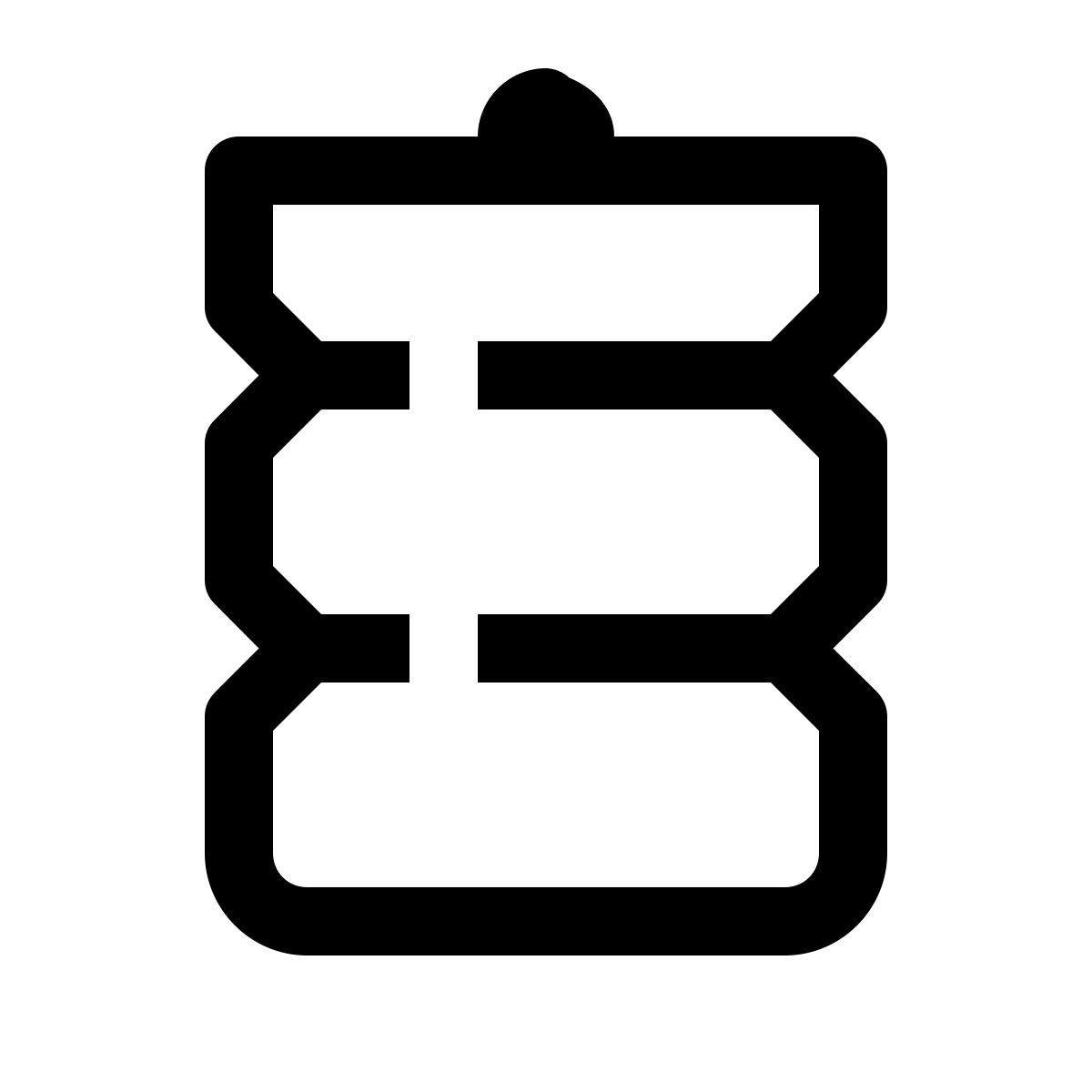 simple small style bier fass icon