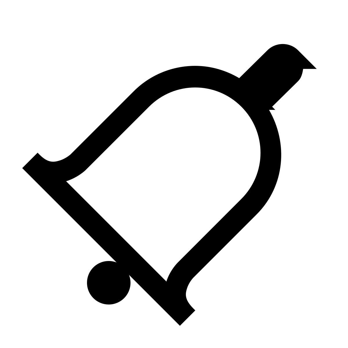 simple small style 钟 icon