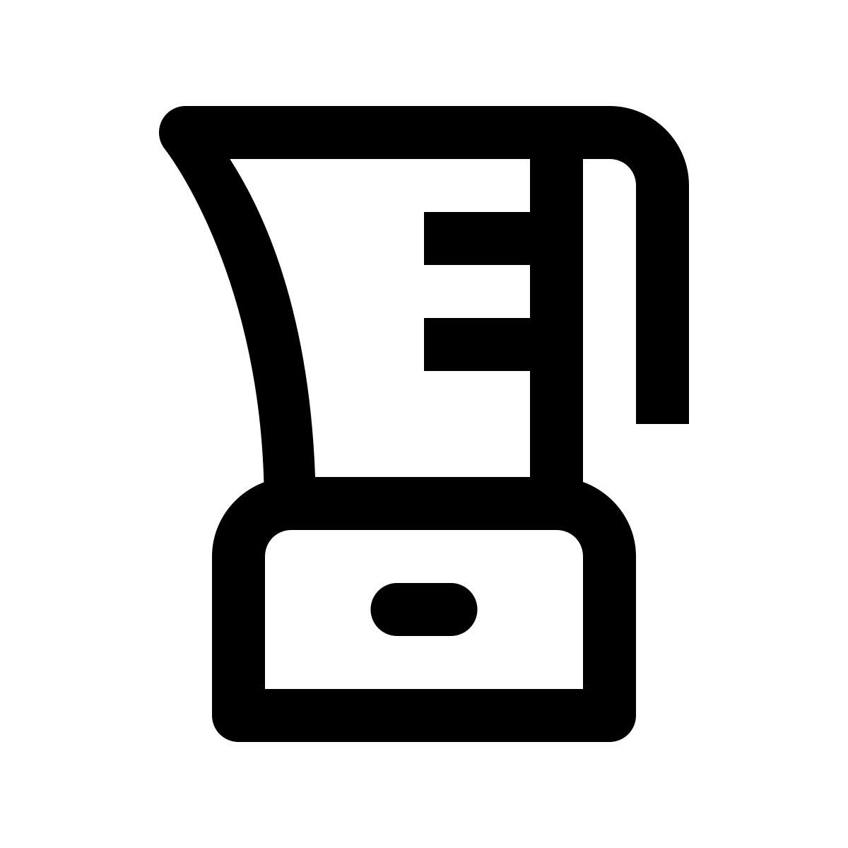 simple small style frullatore icon