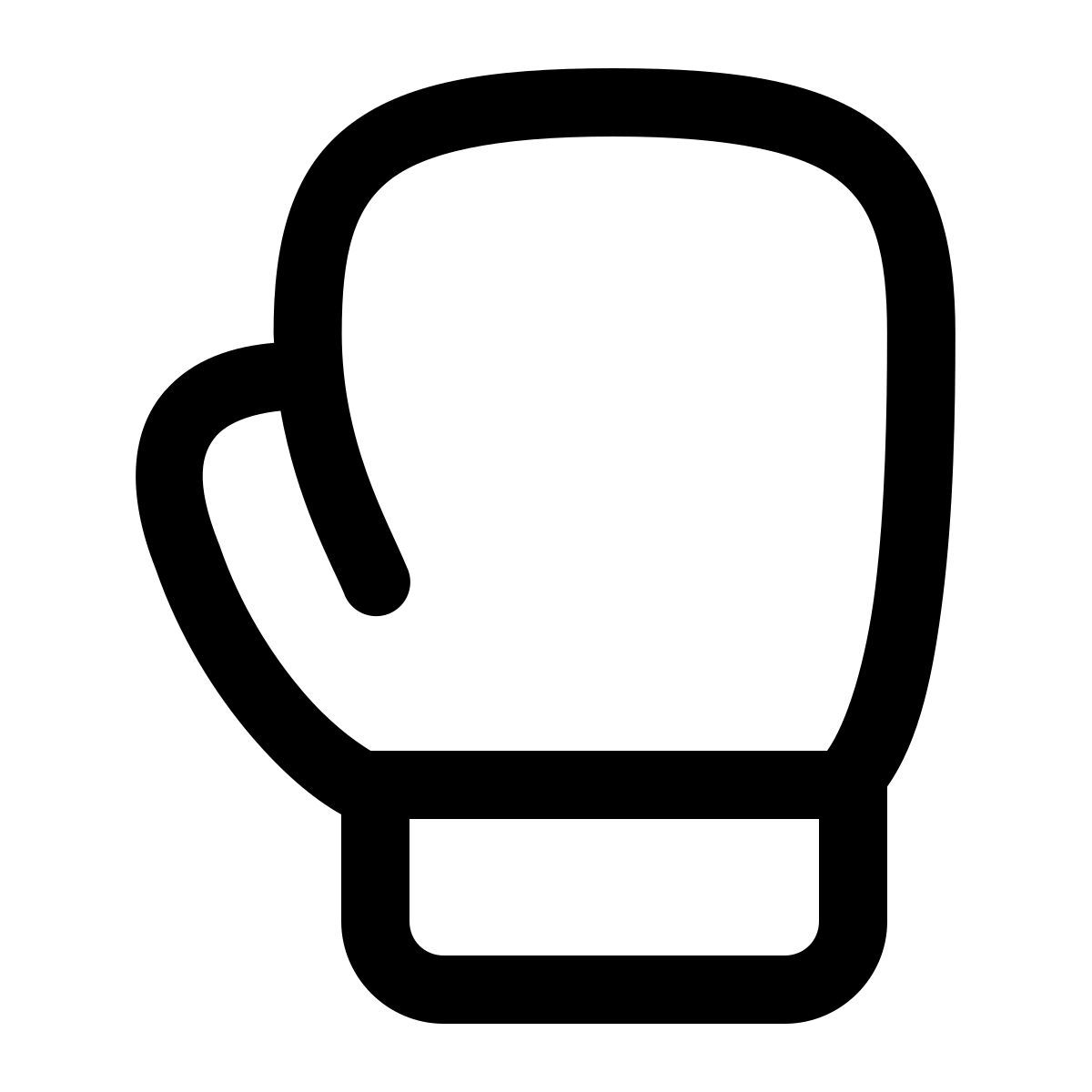 simple small style boxe icon