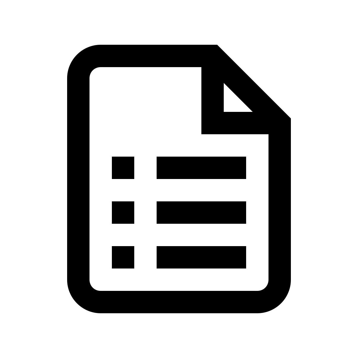 simple small style kurzdarstellung icon