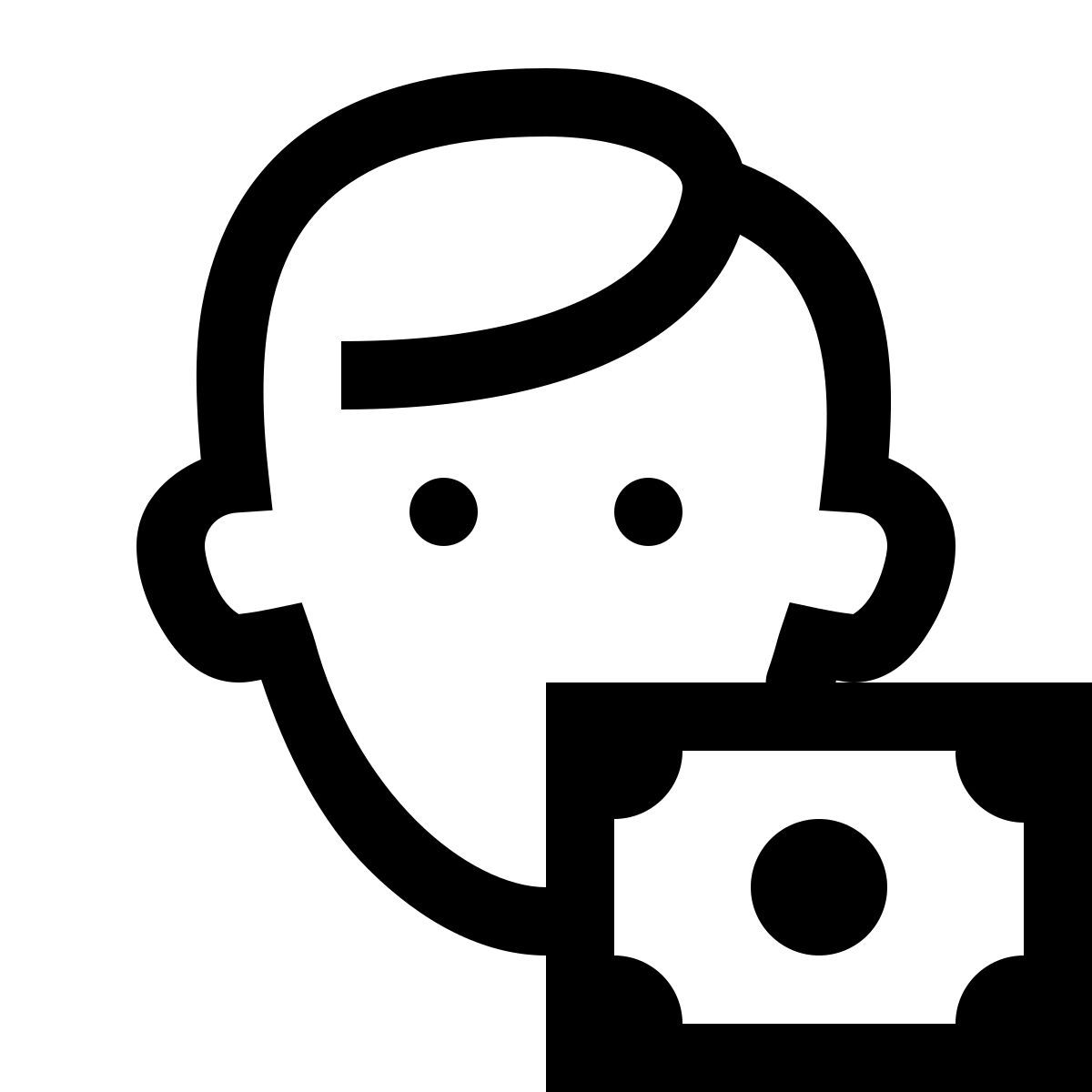 simple small style salario icon