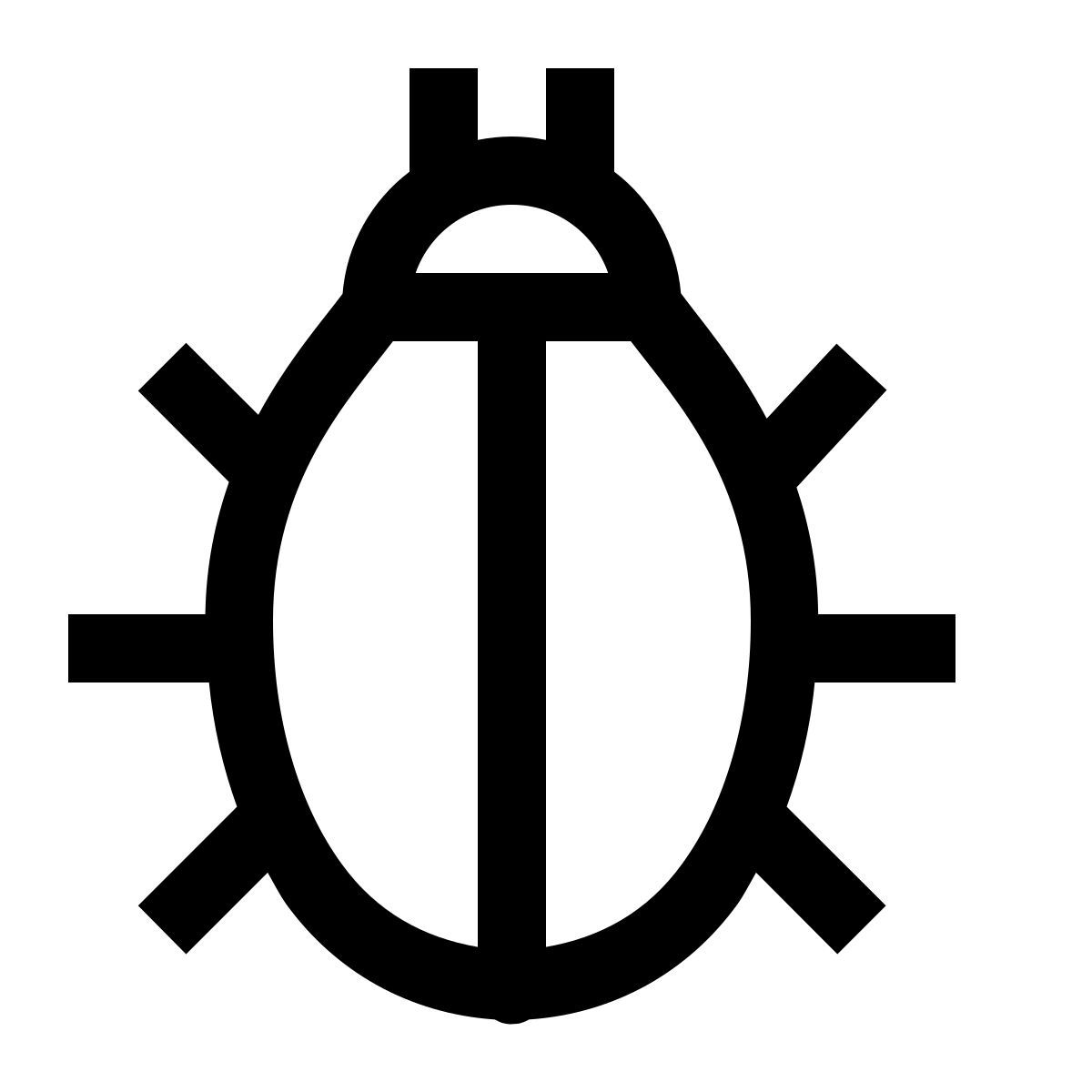 simple small style bug icon