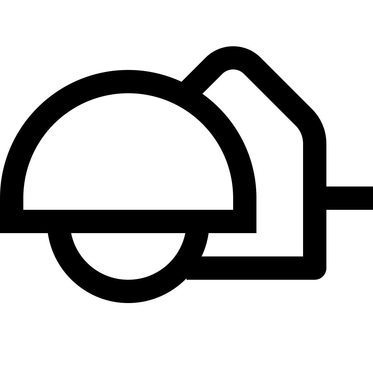 simple small style serra circular icon