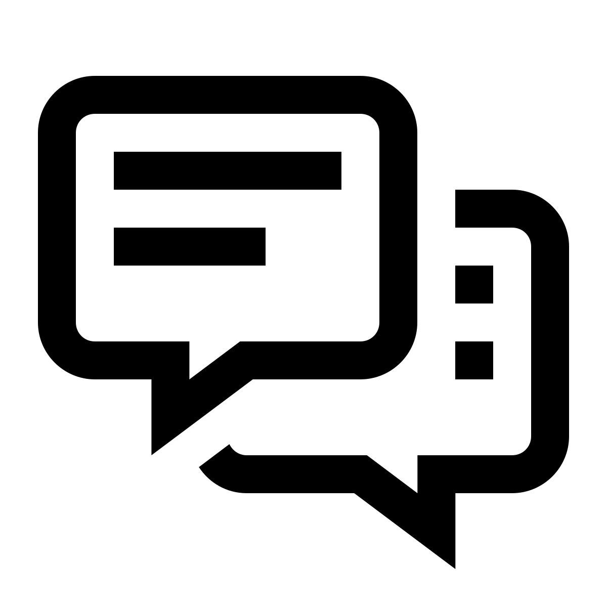 simple small style 通信 icon