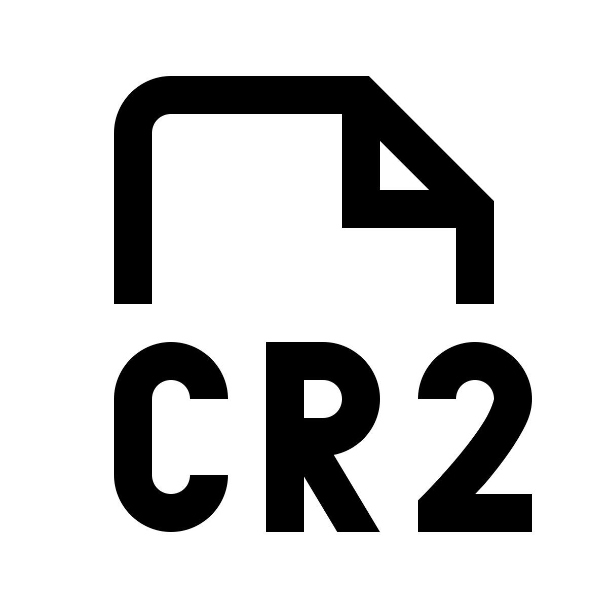 simple small style cr2 icon