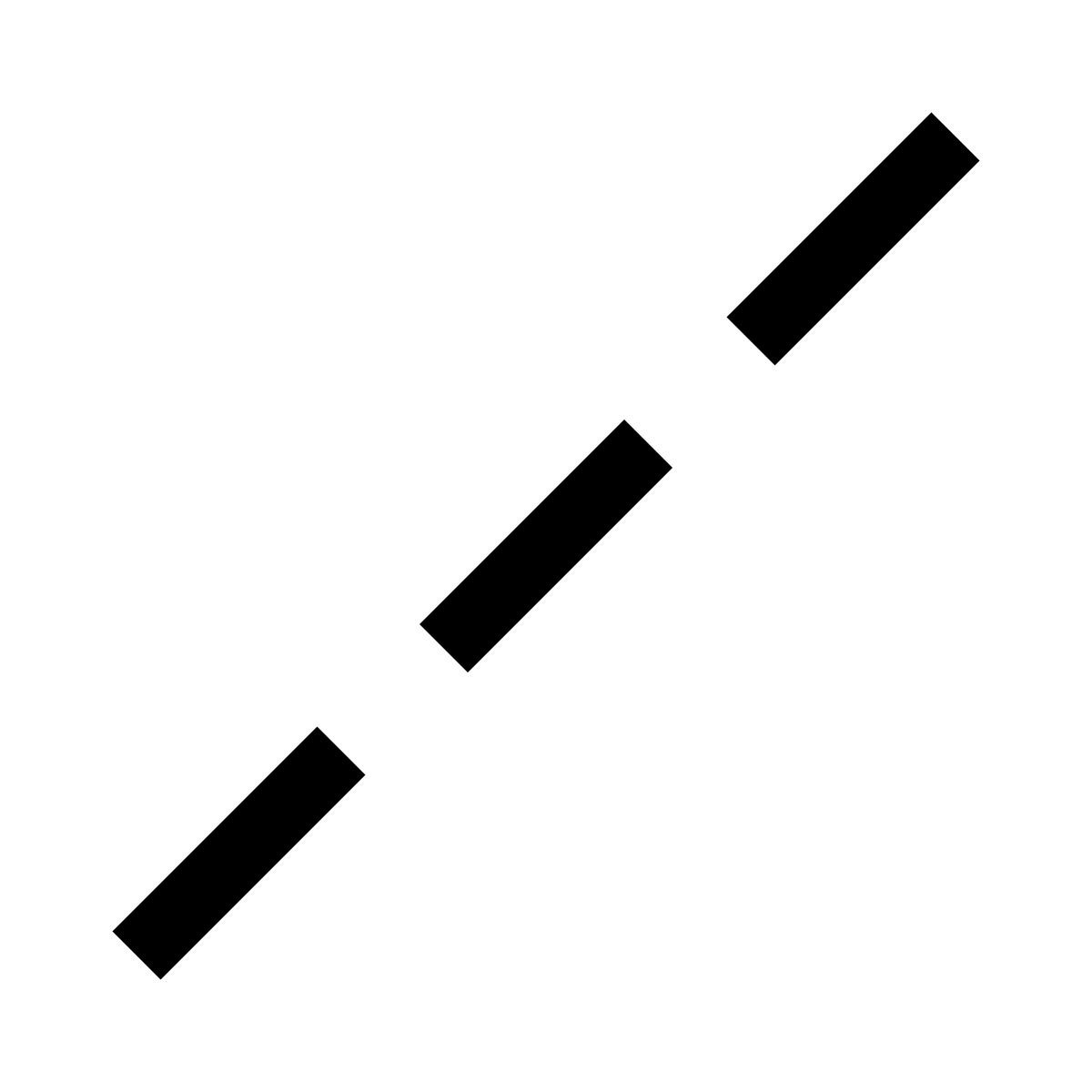 simple small style linea tratteggiata icon