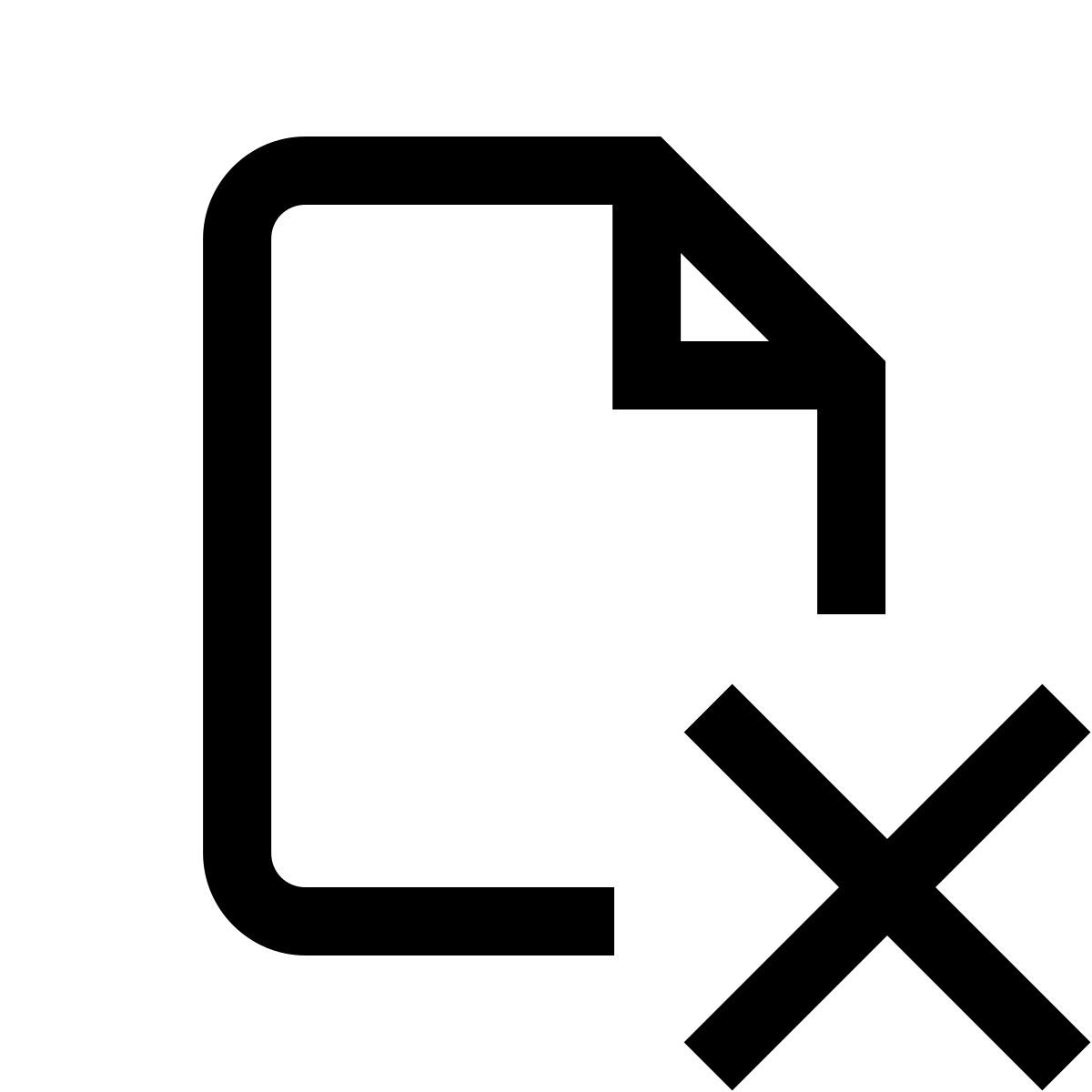 simple small style datei löschen icon