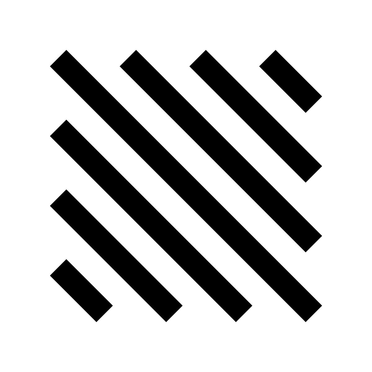 simple small style 对角线 icon